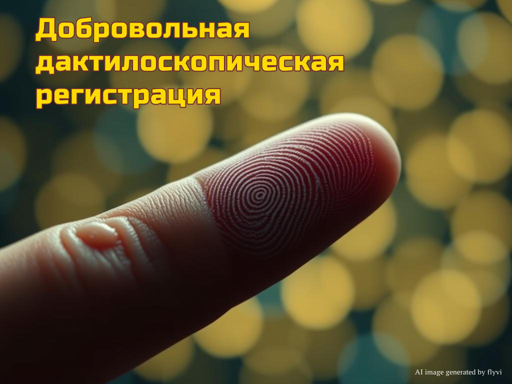 О добровольной дактилоскопической регистрации.