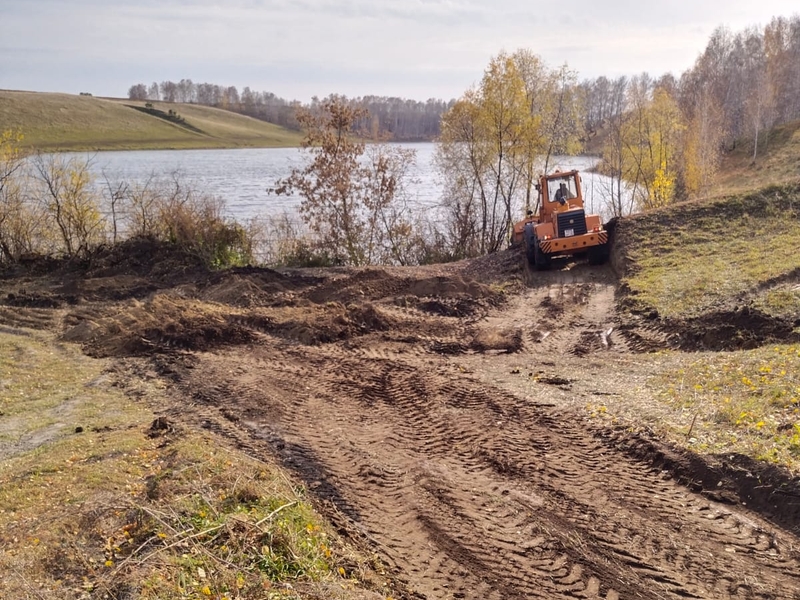 Работы в Крутишке.