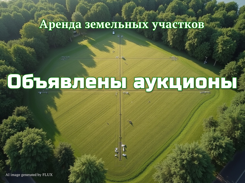 Аукционы на земельные участки.