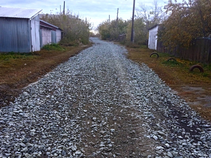 Ремонт дороги в с. Крутишка.