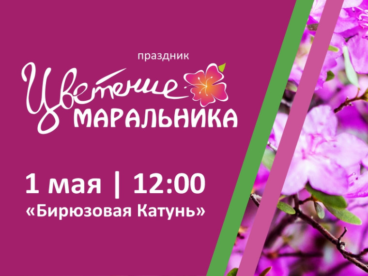 Праздник "Цветение маральника"  1 мая 2022 года.