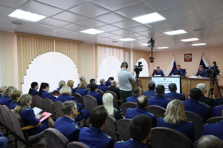 Расширенное заседание коллегии прокуратуры Алтайского края.